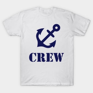 Crew (Anchor / Crew Complement / Navy) T-Shirt